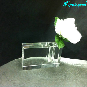 Commercio all'ingrosso In Bianco Blocco di Vaso Di Cristallo Per Personalizzato Fornitore - Product Image 3