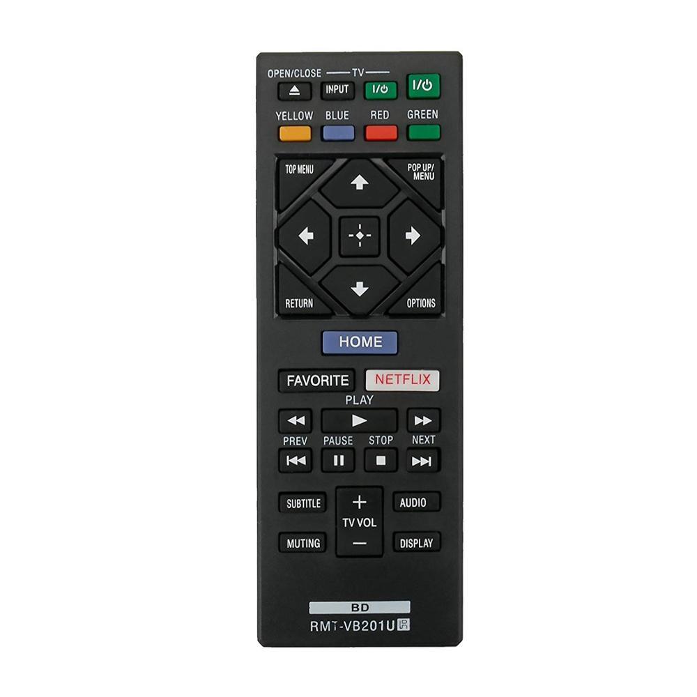 For <strong>Blu</strong>-<strong>Ray</strong> BD Disc DVD Player <strong>Remote</strong> <strong>Control</strong> RMT-VB201U Black ABS Material with Fixed <strong>Code</strong> Infrared