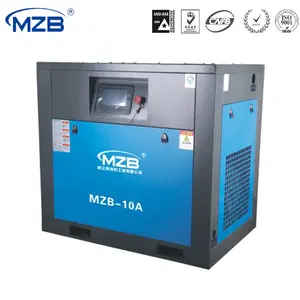 MZB-10A 380 V 7.5kw 10Hp compresor de aire de tornillo