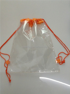 Bán buôn biểu tượng tùy chỉnh nhựa giá rẻ Dây Kéo Túi trong suốt <span class=keywords><strong>PVC</strong></span> rõ ràng dây kéo Ba lô - Product Image 4