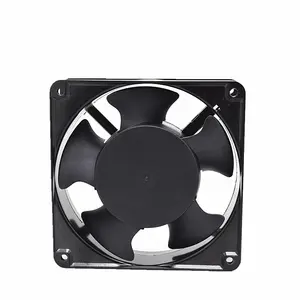 China High Temperature Large Volume Vertical Square Portable Axial Fan Blade 120x120 12038 Ac 220v Cooling Fan Oil Bearing