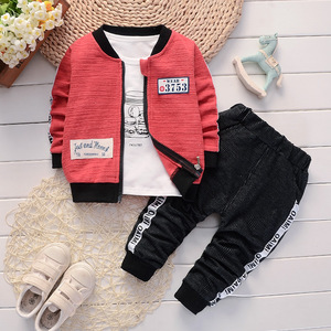 Autunno della molla Del Bambino Dei Ragazzi 3 pz Abbigliamento Set Camicia di Cotone Dei <span class=keywords><strong>Jeans</strong></span> del Cappotto Abiti - Product Image 2