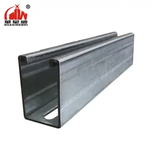 CXG003 Bán Hàng Trực Tiếp Mạ Kẽm Điện Uni Strut C Kênh Hỗ Trợ Bền Cáp Khay Bán Buôn