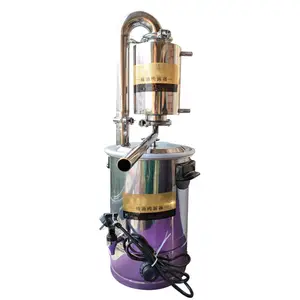 Petit distillateur de laboratoire 10L pour huile essentielle de rose Pure Dew Machine Distiller