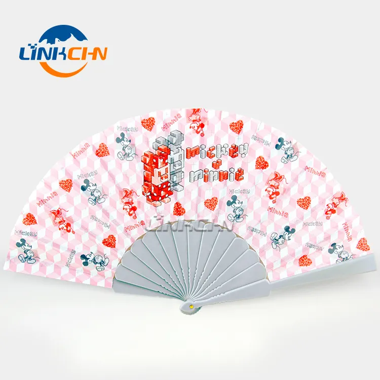 hot selling japanese plastic hand fan for festival gift