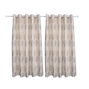 100% Polyester Vorhang Luxus ausgefallene Vorhang Designs Stick vorhang