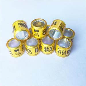 M 2020 Aqua Gem Cincin Perut Burung Merpati Aluminium, Cincin Merpati Plastik untuk Pita Merpati - Product Image 6