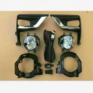 Conjunto de lâmpada para carros, kit para nevoeiro, cruiser prado lander fj150 2018 2019 2020