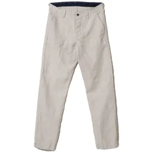 Button Closure Four Pocket 100% Linen Pants