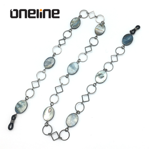 Pas cher Haute Qualité Métal <span class=keywords><strong>Perl</strong></span>é Protection De La Chaîne De Lunettes/Lunettes Chaîne/Chaîne De Lunettes - Product Image 1