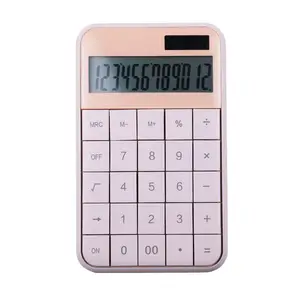 Компактный калькулятор карамельных цветов, корейский креативный канцелярский портативный научный калькулятор