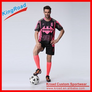 Comercio al por mayor de encargo sublimada ropa deportiva uniformes de fútbol de la universidad para hombre transpirable verano - Product Image 6