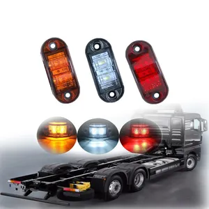 Marqueurs latéraux à led pour remorque, lampes de marquage latérales, camion, CE/android: 2008, 10-30V/12-24V, 2 pièces