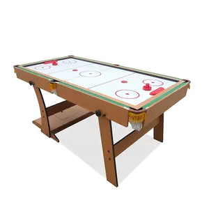 5ft आकार 1 में 3 समारोह foldable पूल टेबल, एयर हॉकी मेज, indoosr के लिए टेबल टेनिस खेल बहु खेल टेबल