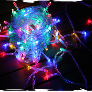 Catena Luminosa da 10M con 100 LED <span class=keywords><strong>per</strong></span> Matrimonio, Luci Fatate Natalizie da Esterno, Decorazione Scintillante <span class=keywords><strong>per</strong></span> <span class=keywords><strong>Albero</strong></span> <span class=keywords><strong>di</strong></span> <span class=keywords><strong>Natale</strong></span>, LED Natalizi da Esterno - Product Image 2