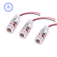 Module laser à point vert focalisable DC 3-5V 650nm 5mw 12X35mm