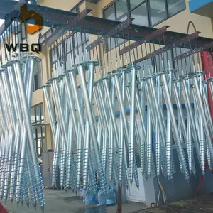 OEM factory supplier galvanized ground earth screw anchor for solar system, fence