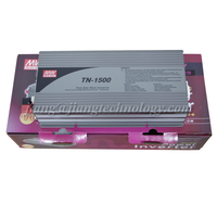 Meanwell Power Inverter 12V 24V 48V à 110V 220V Vrai Onde sinusoïdale 1500W Unique Argent Rouge Noir 3 Ans CE FCC ROHS 50/60hz CN;GUA