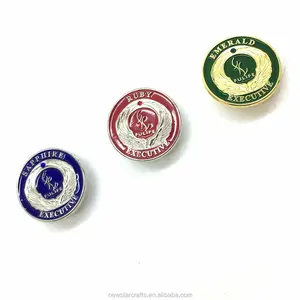 2020 Customized ranking soft enamel crystal elite pins