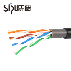 SIPUÒ prezzo di fabbrica <span class=keywords><strong>cat5</strong></span> esterno materiale di rame cavo di comunicazione di colore nero cat5e cavo di rete - Product Image 6