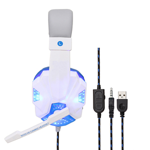 Gran oferta de auriculares LED para ordenador, diadema para juegos, Auriculares deportivos electrónicos brillantes <span class=keywords><strong>con</strong></span> micrófono <span class=keywords><strong>PS4</strong></span> especial - Product Image 2