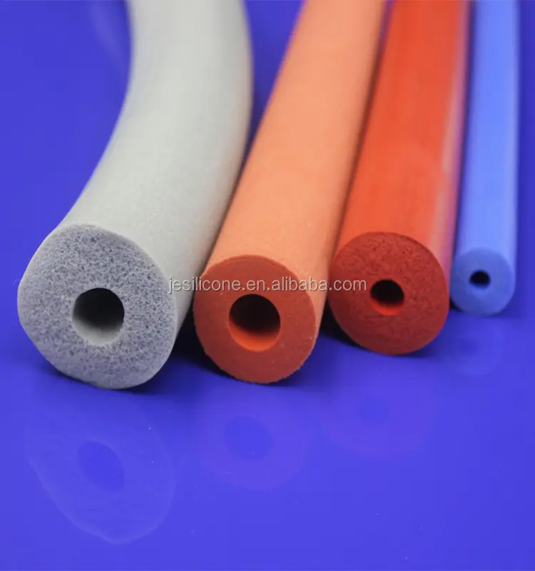 Close cell silicone rubber foam hose EPDM sponge tubing EVA foam pipe