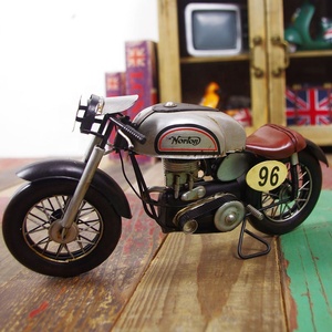 Commercio all'ingrosso di Arte del Ferro Del Modello del Motociclo Europeo Manufatti Per L'arredamento Moto D'epoca Decorazione Della Casa - Product Image 2