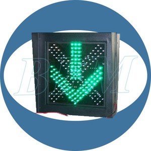 Panneaux de signalisation routière à flèche verte directionnelle de 400mm - Product Image 1