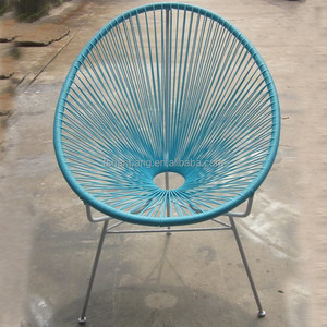 Chaise ovale contemporaine <span class=keywords><strong>en</strong></span> rotin tressé pour enfants, couleur soleil, avec éclairage festif pour usage <span class=keywords><strong>en</strong></span> parc - Product Image 3