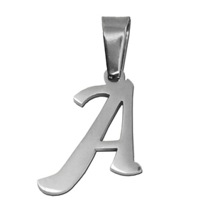 Ciondoli Alfabetici in Acciaio Inox Placcato Oro 18K, 26 <span class=keywords><strong>Lettere</strong></span> Personalizzabili, Design Economico all'Ingrosso per Uomo e Donna - Product Image 4