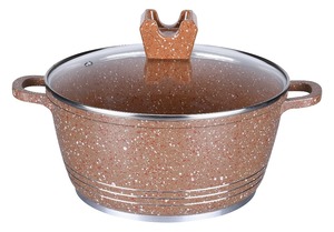 Ensemble de 10 casseroles classiques <span class=keywords><strong>en</strong></span> aluminium moulé antiadhésif avec couvercle <span class=keywords><strong>en</strong></span> métal et <span class=keywords><strong>en</strong></span> verre pour cuisinière électrique et à gaz, <span class=keywords><strong>cocotte</strong></span> <span class=keywords><strong>en</strong></span> <span class=keywords><strong>fonte</strong></span> - Product Image 6