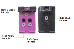 Bộ Nạp Mực In Phun Cho HP 60 61 62 300 301 121 122 818 862 302 304 100% Tương Thích - Product Image 2