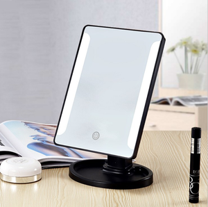 Wholesale 16 22 <strong>LED</strong> Lights Standing Table Desktop Cosmetic <strong>Mirror</strong> Low MOQ <strong>LED</strong> <strong>Makeup</strong> <strong>Mirror</strong> - Product Image 6