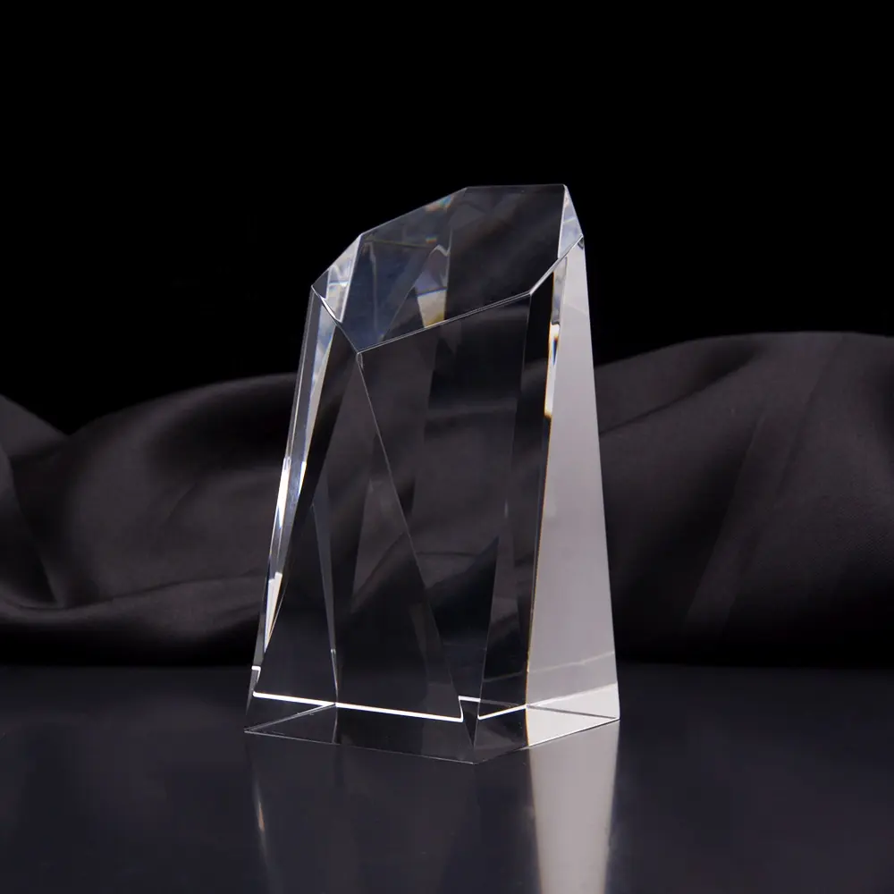 Honor Of Crystal Kustom Jelas Blok Kubus Hadiah Souvenir Disesuaikan Bingkai Foto Menampilkan 3d Laser Kristal Kubus