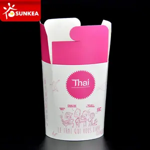 26 oz paper doner box noodle box Custom printing paper food box