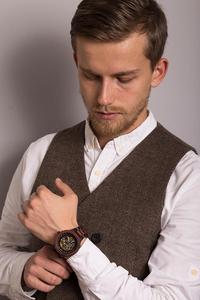 Orologio da <span class=keywords><strong>Uomo</strong></span> Oversize con Quadrante Grande, Meccanico Automatico, Lusso, Moda, Sport, in Legno, con Logo Personalizzato, Edizione Limitata, Lancette - Product Image 6