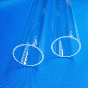 HM tubo de cristal de cuarzo resistente al calor personalizado