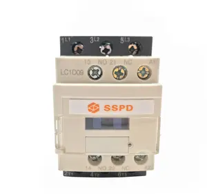 SSPD online shopping China manufacturer for 3 phase AC Contactor LC1-D09, electric AC contactor price list