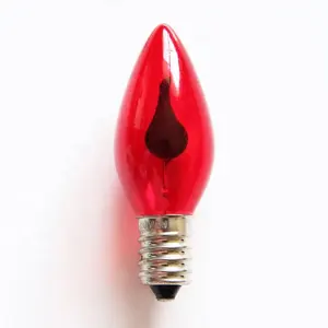 C7 Led Behuizing Flicker Flame Licht Kaars Lamp Voor Thuis Kerst Decoratie