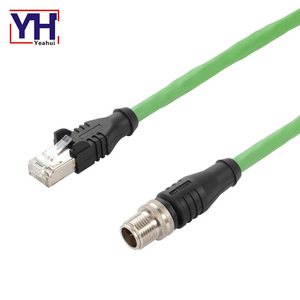 <span class=keywords><strong>Brochage</strong></span> Personnalisé De Haute Qualité M12 Mâle À Rj45 <span class=keywords><strong>Ethernet</strong></span> Câble Adaptateur - Product Image 4