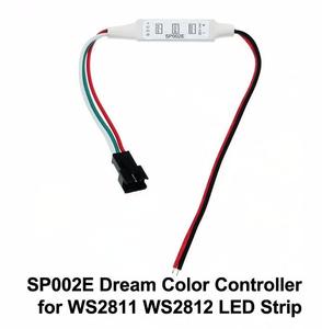 SP002E ควบคุมมินิ RGB DC <span class=keywords><strong>5V</strong></span> 3คีย์สำหรับพิกเซลแถบ <span class=keywords><strong>LED</strong></span> SW2818 SW2811 - Product Image 2
