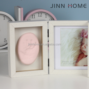 Cornice in legno per impronta a mano del neonato - Product Image 4
