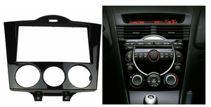 Per <span class=keywords><strong>Mazda</strong></span> RX8 RX-8 2004-2008 Doppio Din Fascia CD DVD Stereo Pannello Staffa di Montaggio Kit di Installazione Faccia Trim piastra - Product Image 2