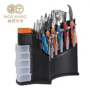 Kit d'outils optiques, pinces de réparation de lunettes et de tournevis, avec support d'outils,