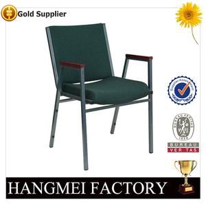 Foshan Hangmei Moderno Y Barato Negro Sillas <span class=keywords><strong>de</strong></span> La <span class=keywords><strong>Iglesia</strong></span> Con El Brazo - Product Image 6