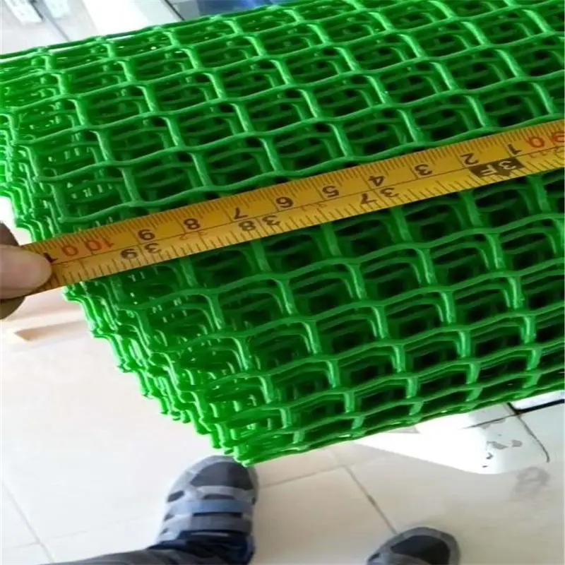 Malha quadrada de plástico PEAD/400g Verde/1*50m