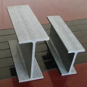 Polyester materials Fiberglass H beam and I beam structural profiles Fiberglass pultrusion products