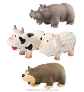 Giocattolo per Cani a Forma di Mucca in Lattice Naturale con Suono Squittente, Prodotto da Produttore di Giocattoli per Animali Domestici - Product Image 6