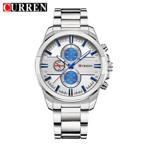 Reloj de Pulsera de Cuarzo para <span class=keywords><strong>Hombre</strong></span> CURREN 8274, Casual, de Negocios y de <span class=keywords><strong>Lujo</strong></span> con Correa de Acero Inoxidable, Cronógrafo de Moda Resistente al Agua - Product Image 6