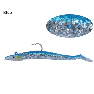 Leurre souple Jighead Sand Eel, appât de jigging, pour morue, cabillaud, basse, gurnard, 11 cm, 22 g, jig Sandeel - Product Image 6